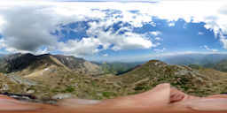 Punta della Merla - Panorama dalla cima - Fotografia a 360 gradi