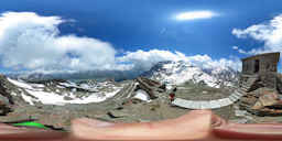 Monte Malamot (Pointe Droset) - Vicino all'osservatorio - Fotografia a 360 gradi