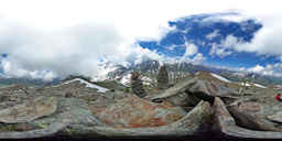 Monte Malamot (Pointe Droset) - Sulla vera cima - Fotografia a 360 gradi
